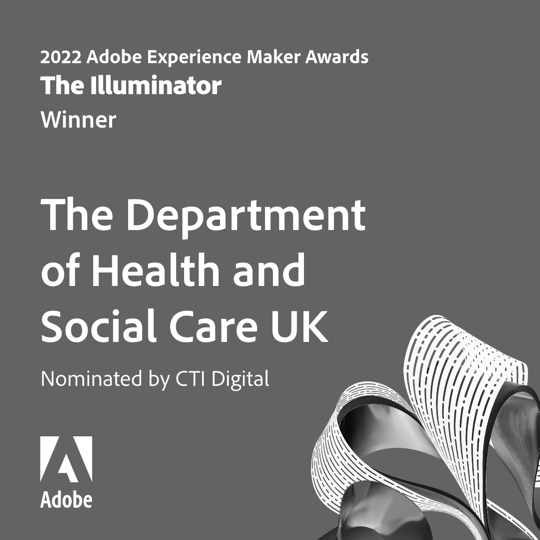2022 Adobe Experience Maker Awards - The Illuminator Winner